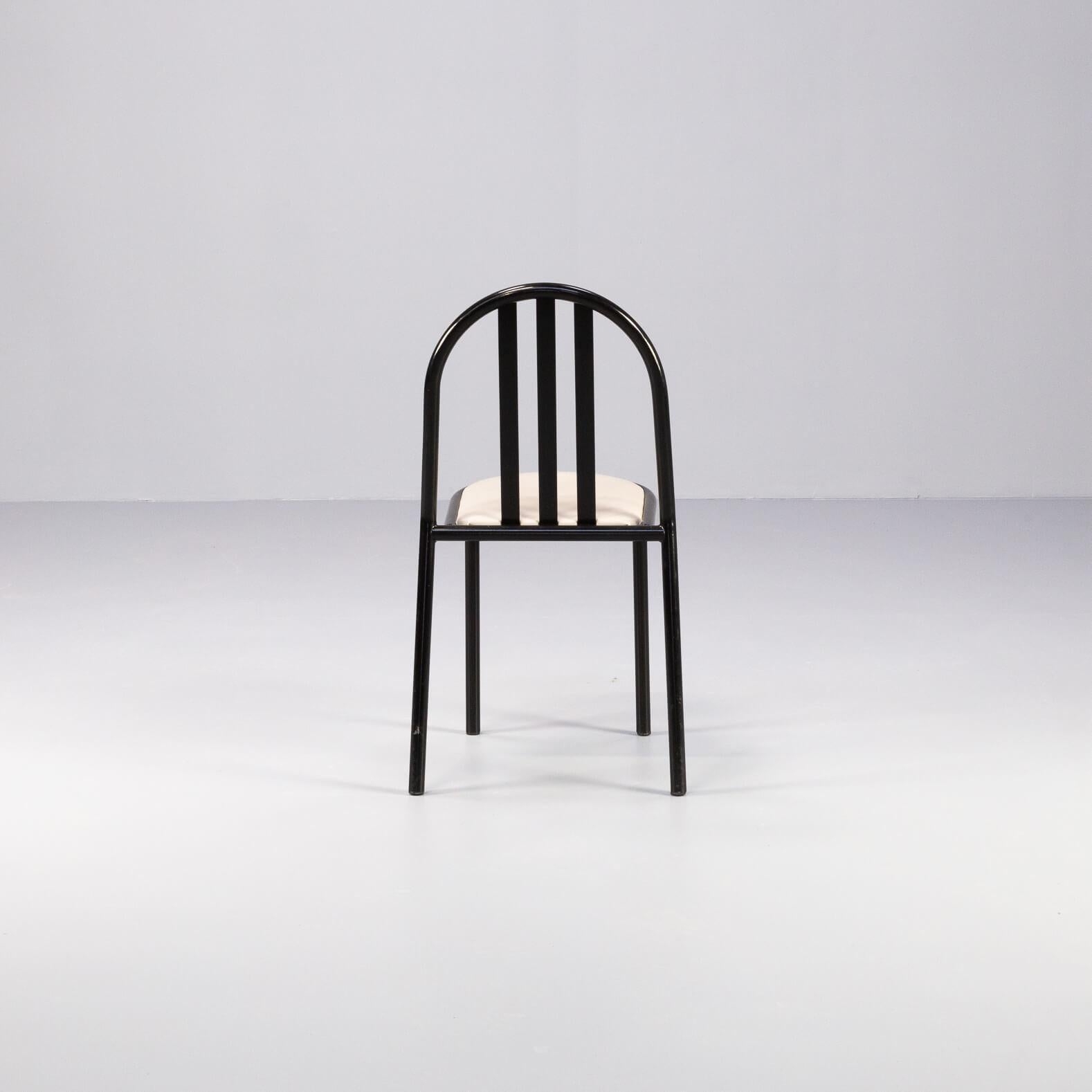 80s Robert Mallet Stevens Nr 222 Dining Chair Set/4 For Sale 1