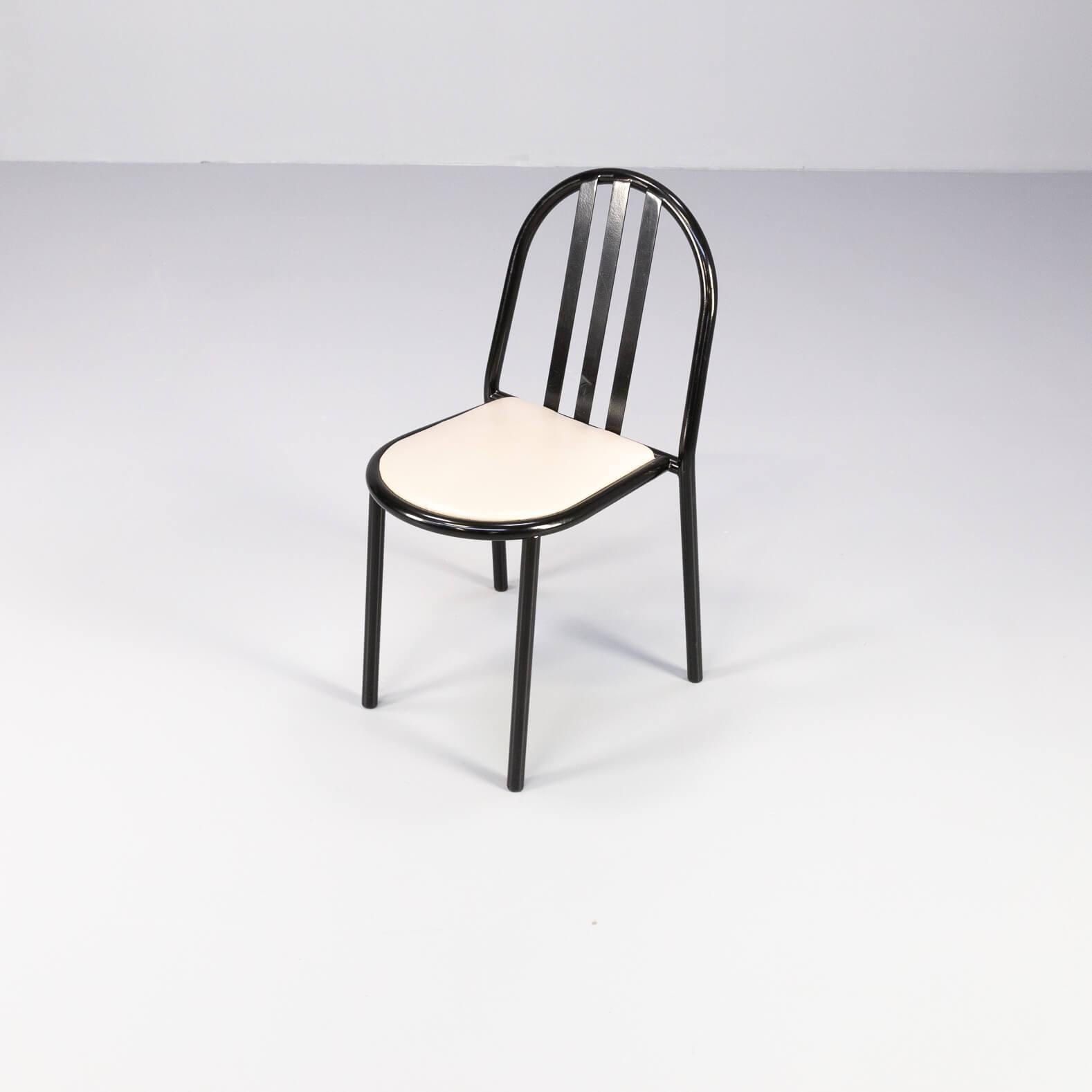 80s Robert Mallet Stevens Nr 222 Dining Chair Set/4 For Sale 2