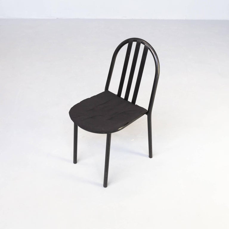 80s Robert Mallet Stevens No 222 Dining Chair Set / 8 For Sale 4