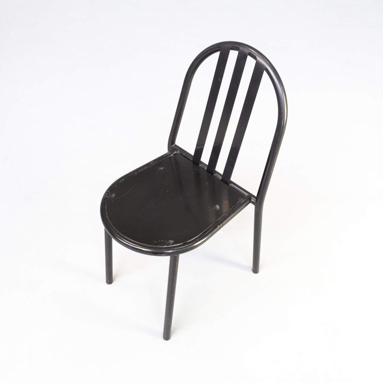 80s Robert Mallet Stevens No 222 Dining Chair Set / 8 For Sale 5
