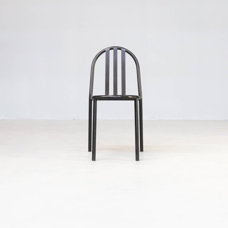 80s Robert Mallet Stevens No 222 Dining Chair Set / 8 For Sale 6