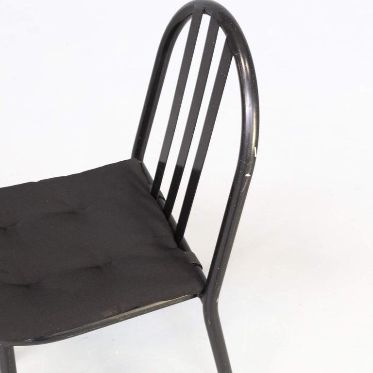 80s Robert Mallet Stevens No 222 Dining Chair Set / 8 For Sale 7