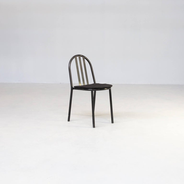 80s Robert Mallet Stevens No 222 Dining Chair Set / 8 For Sale 1