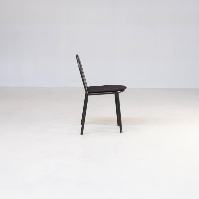 80s Robert Mallet Stevens No 222 Dining Chair Set / 8 For Sale 2