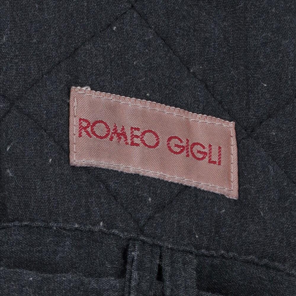 80s Romeo Gigli black leather jacket In Good Condition For Sale In Lugo (RA), IT