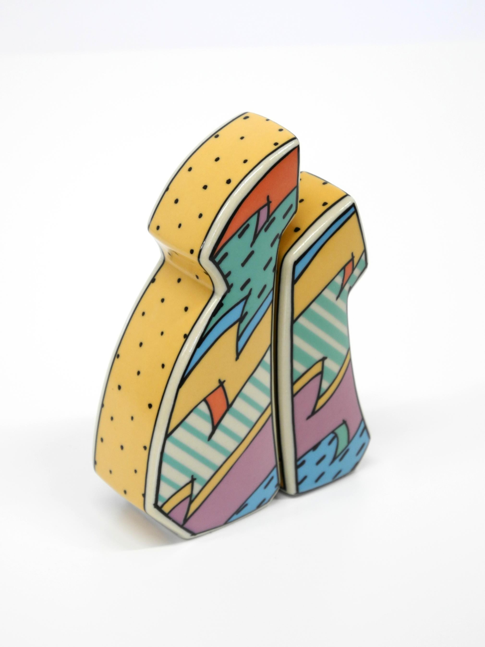 80er Jahre Salz- und Pfefferstreuer von Dorothy Hafner Rosenthal Studio Line 