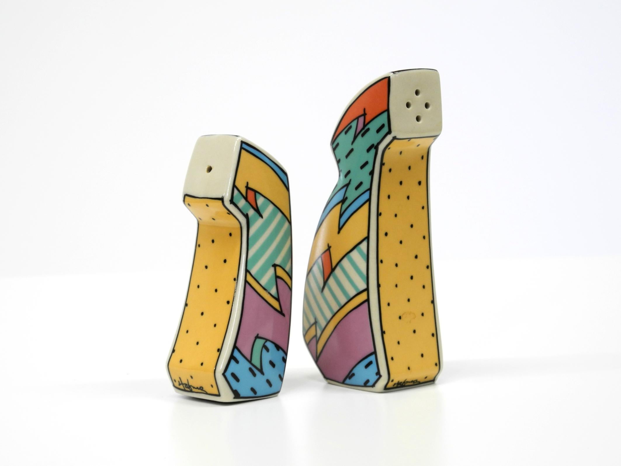 80er Jahre Salz- und Pfefferstreuer von Dorothy Hafner Rosenthal Studio Line 