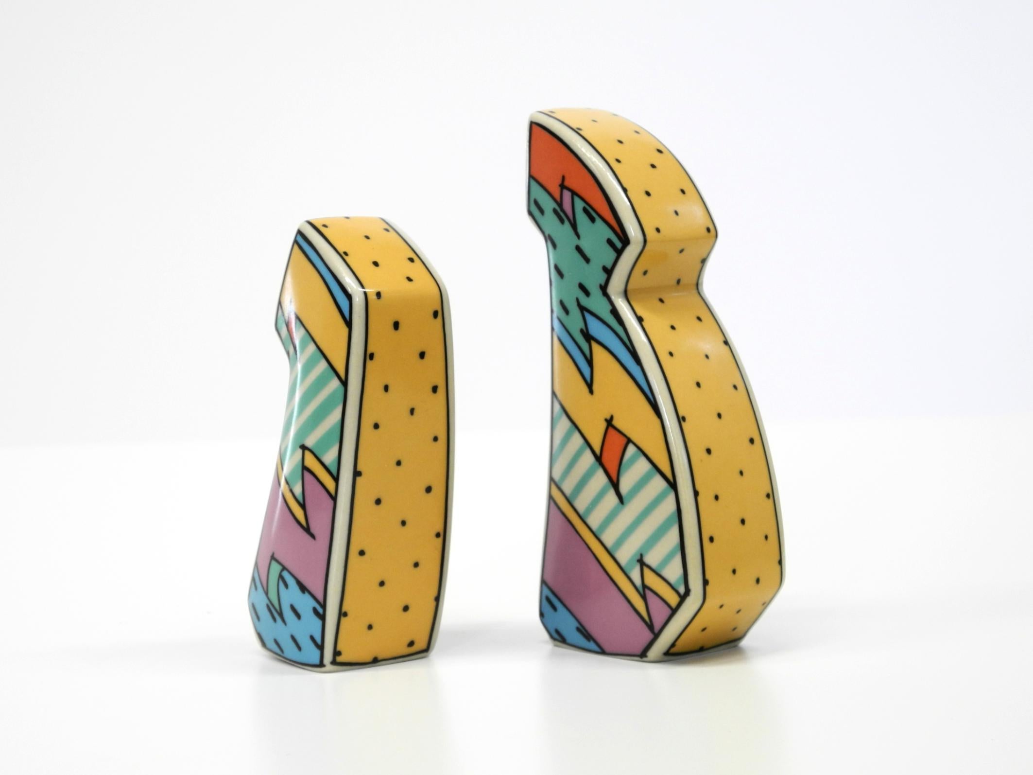 80er Jahre Salz- und Pfefferstreuer von Dorothy Hafner Rosenthal Studio Line 