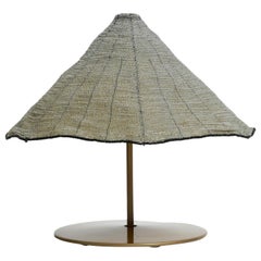 80s Sarasar Table Lamp with Glass Bead Shade by Toso and Pamio for Leucos Italy