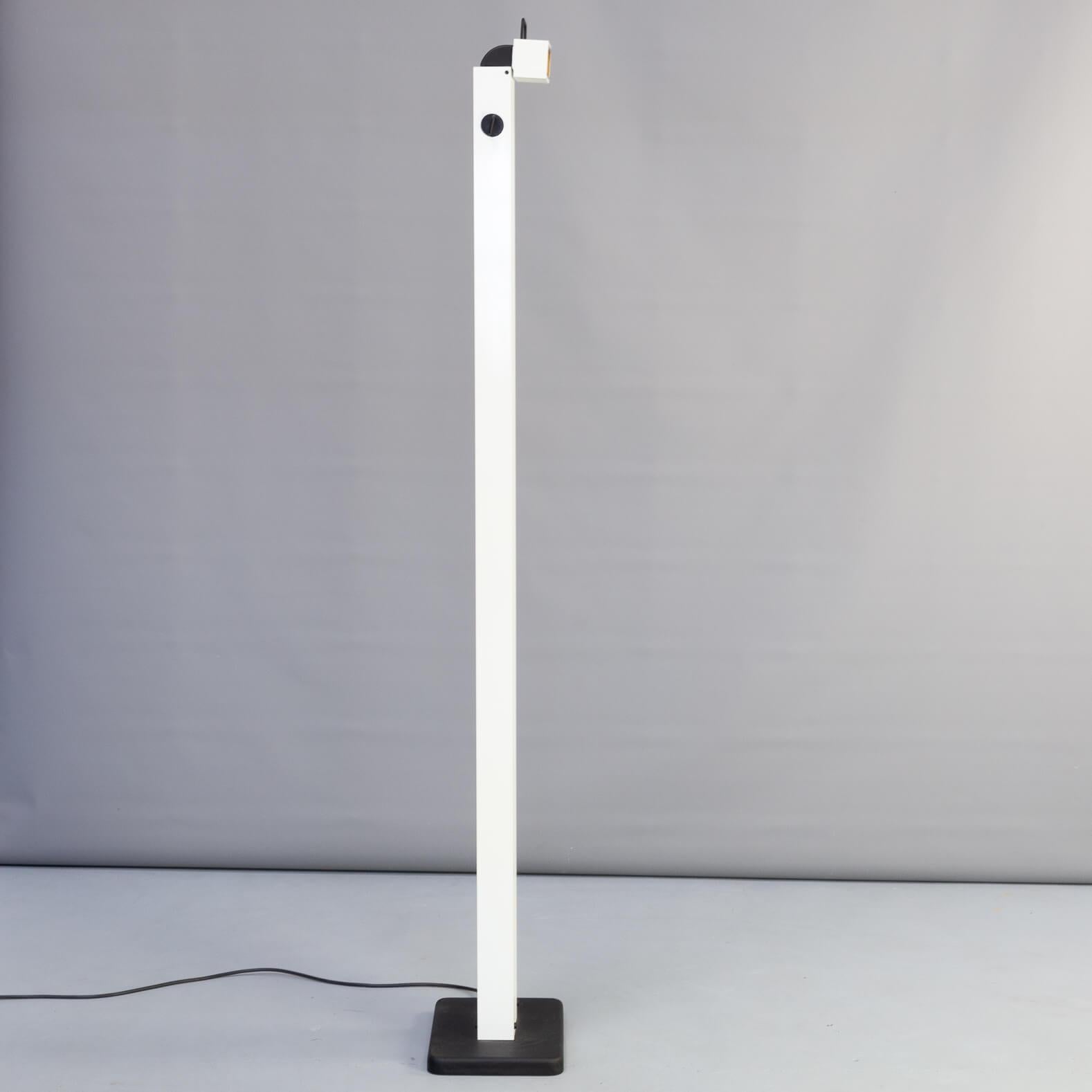 Metal 1980s Sergio Carpani ‘Zagar’ Dimmable Halogen Floor Lamp for Stilnovo For Sale