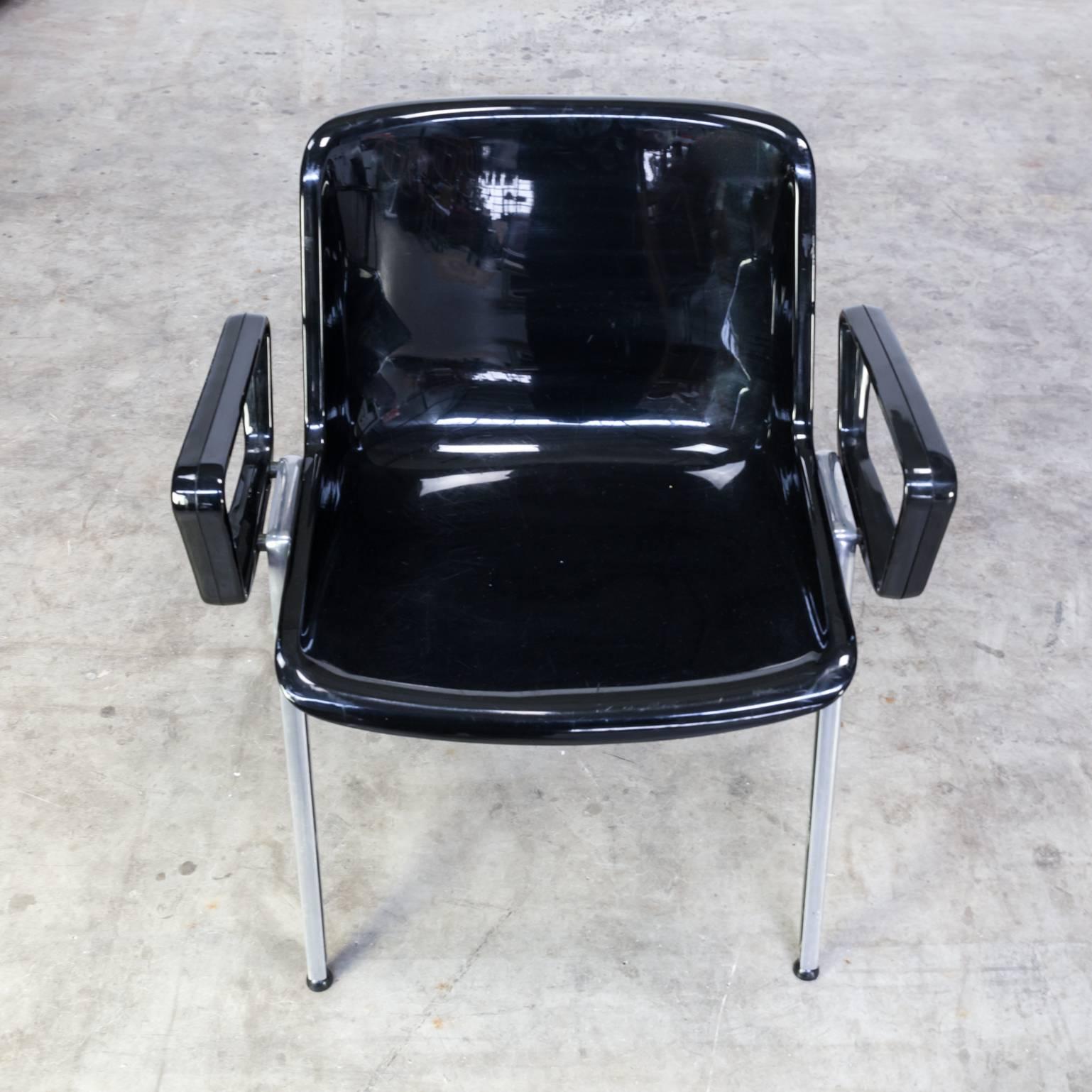 1980s Tecno SM203 Office Chair Set of Six 3