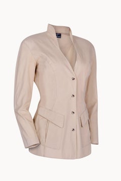80s Thierry Mugler Activ Beige Jacket