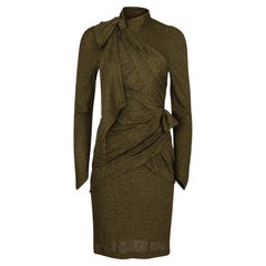 80s Thierry Mugler Green Dress