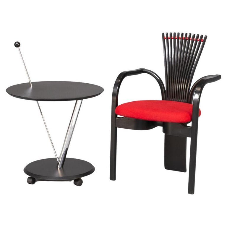80s Torstein Nilsen 'TOTEM' Table and Chair Set for Westnofa For Sale at  1stDibs