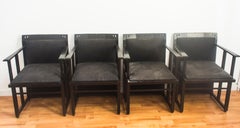 1980s Umberto Asnago 'Galaxy' Chairs for Giorgetti