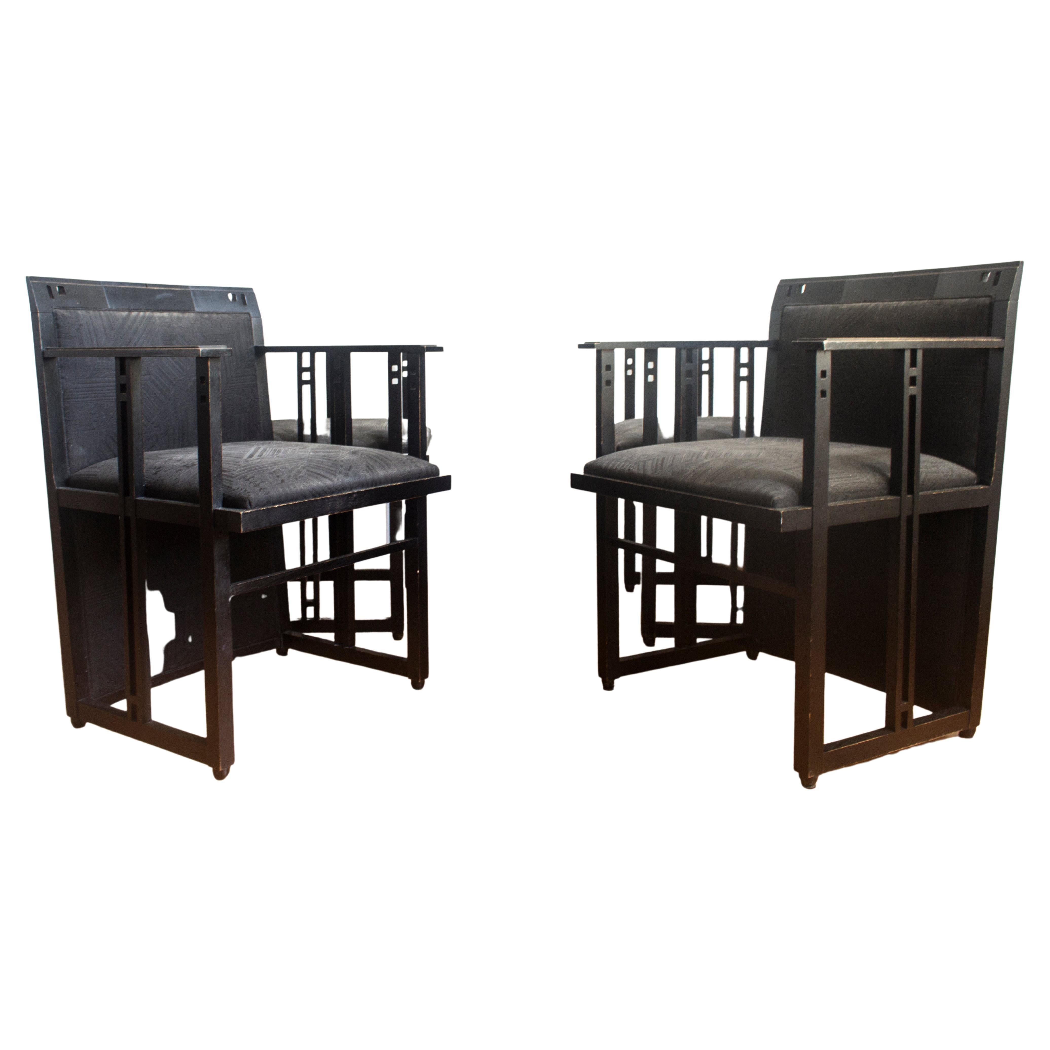 1980s Umberto Asnago 'Galaxy' Chairs for Giorgetti For Sale