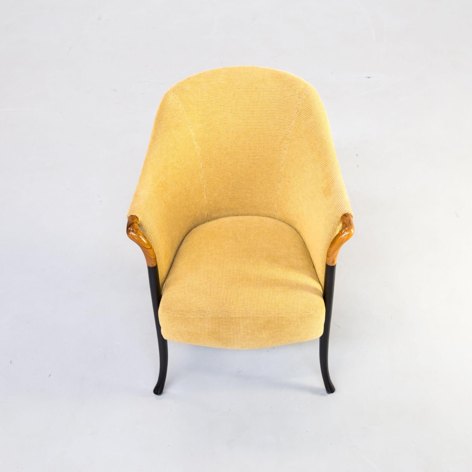 20th Century 1980s Umberto Asnago ‘Progetti 63220’ Fauteuil for Giorgetti For Sale