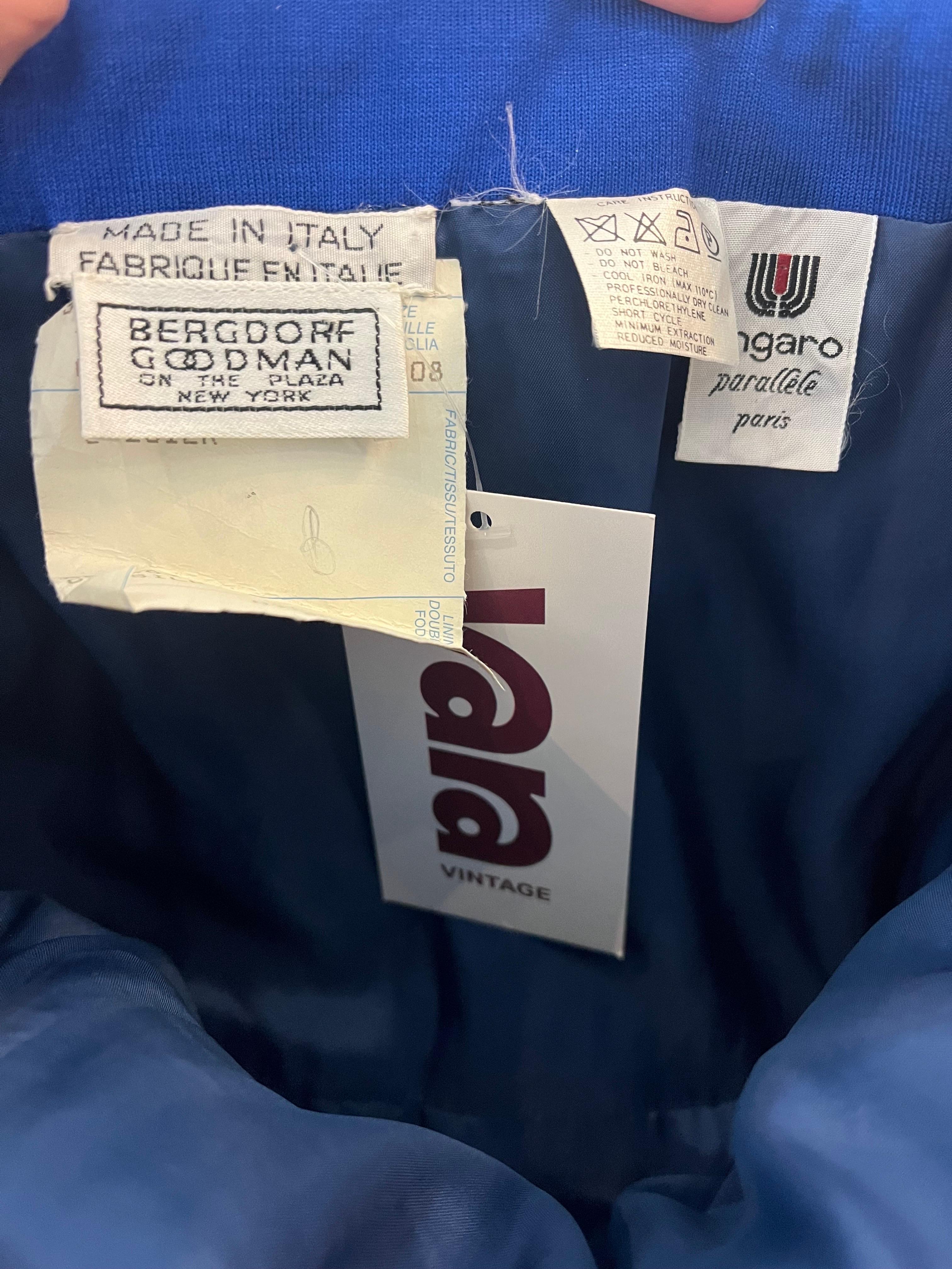 Vestido sin tirantes acanalado de punto Ungaro de los años 80 en venta 5