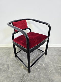 80s Velvet Armchair