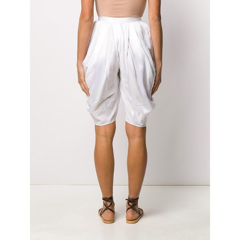 Vintage White Bermuda Shorts