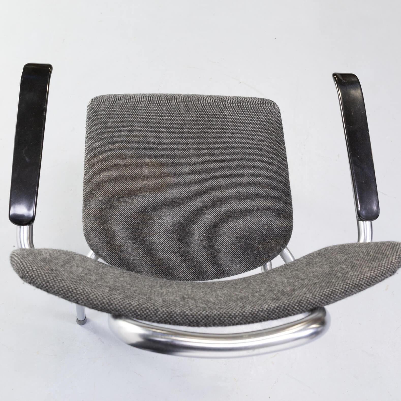 1980s W. H. Gispen Chair for Gebroeders van der Stroom Set of 8 For Sale 5