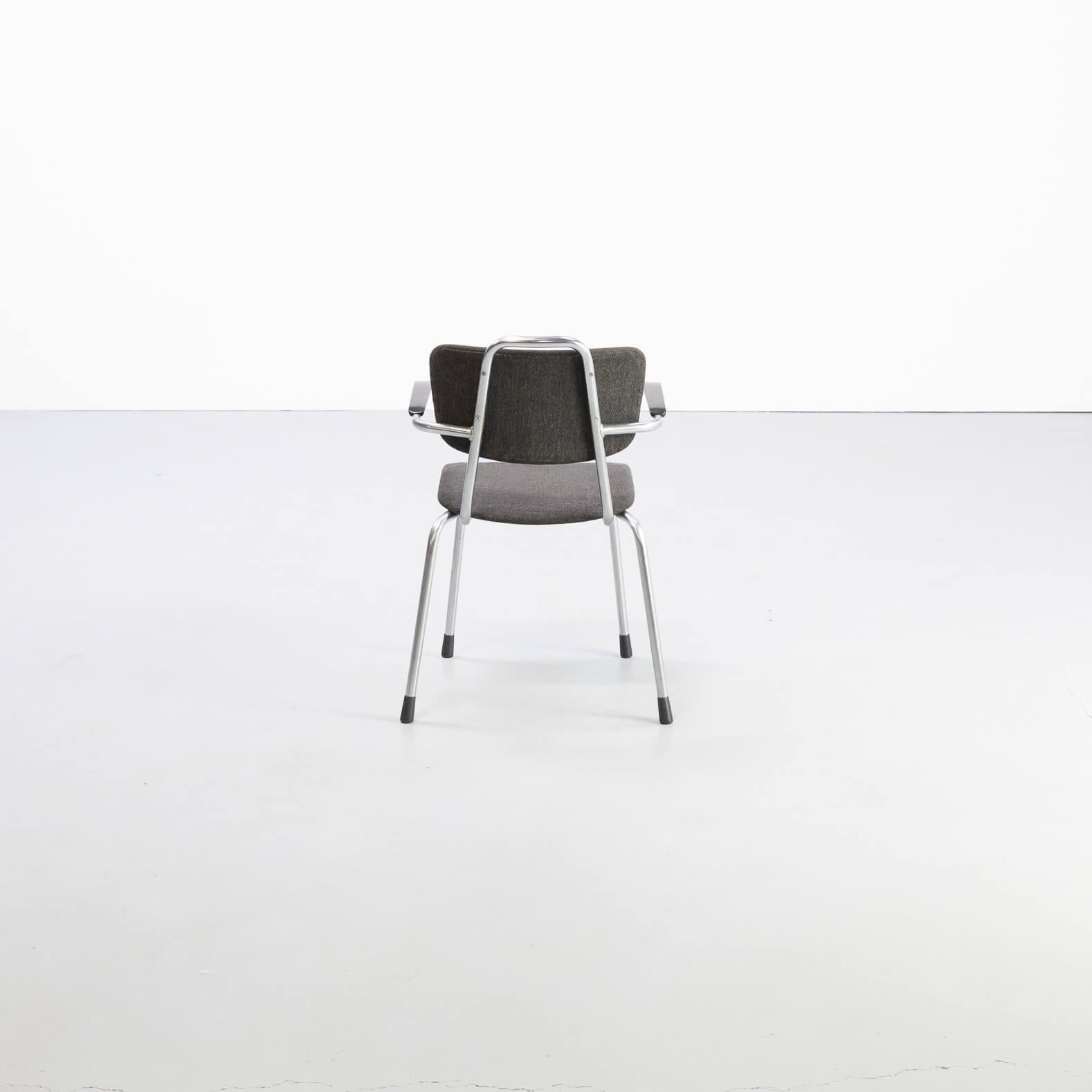 1980s W. H. Gispen Chair for Gebroeders van der Stroom Set of 8 For Sale 2