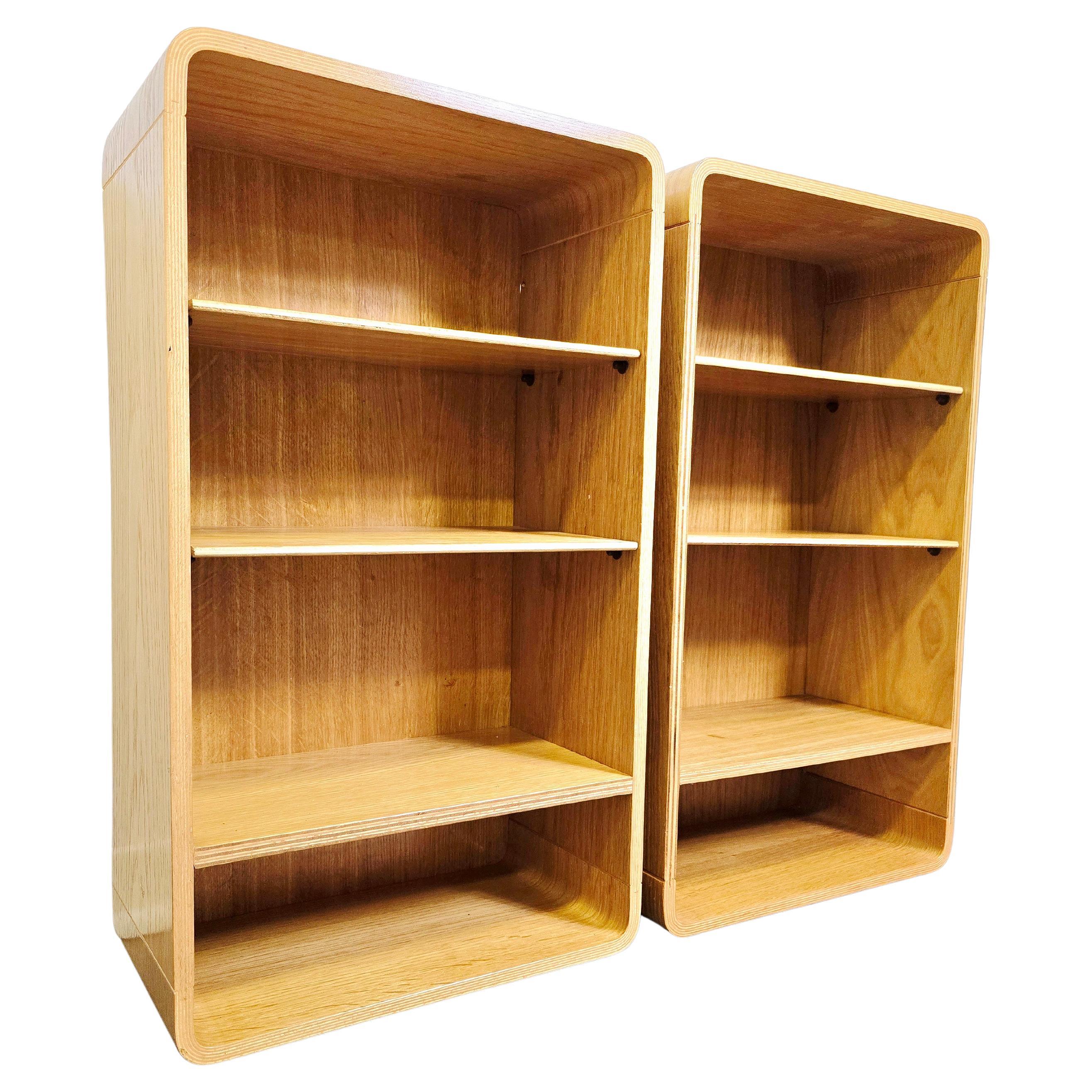 80s Wooden Wall Unit im Angebot