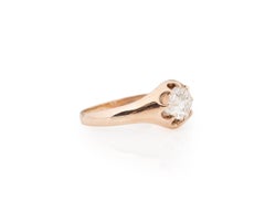 .81 Carat Diamond Yellow Gold Engagement Ring