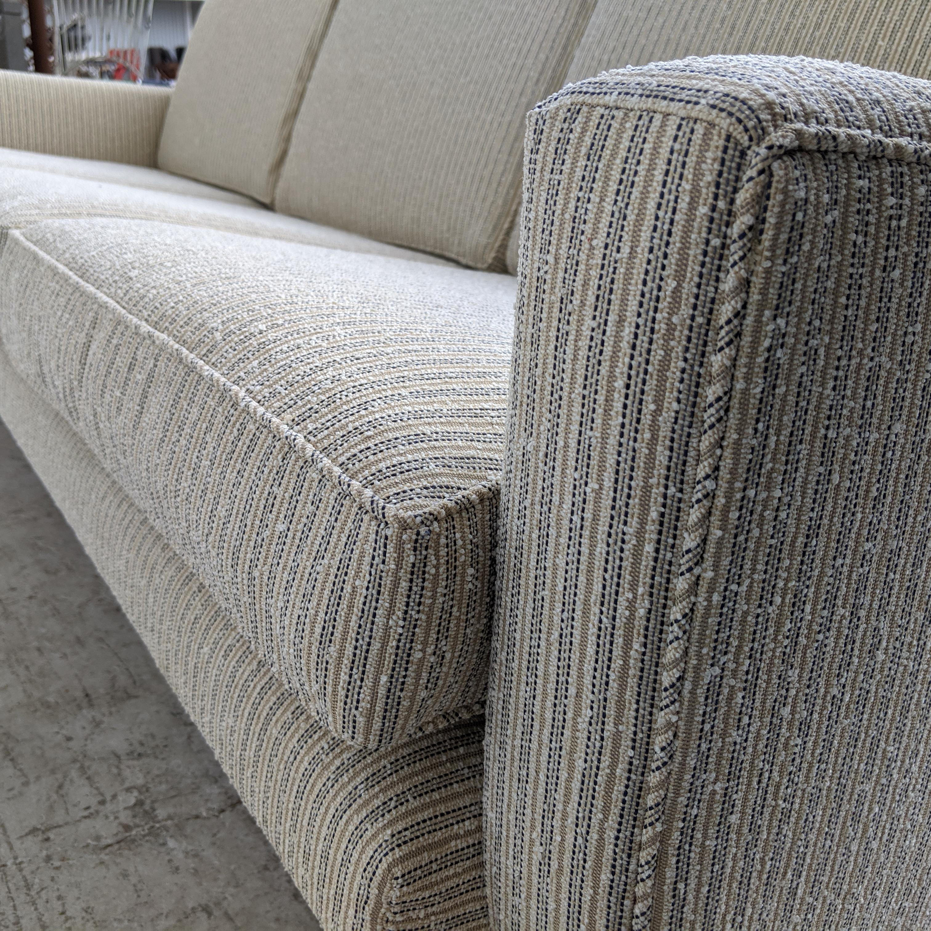 Fabric Restored George Nelson Sofa For Sale