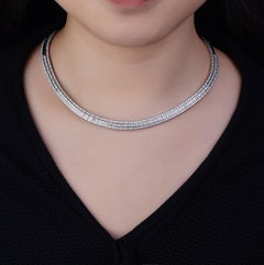 Emilio Jewelry 8.10 Carat Diamond Necklace