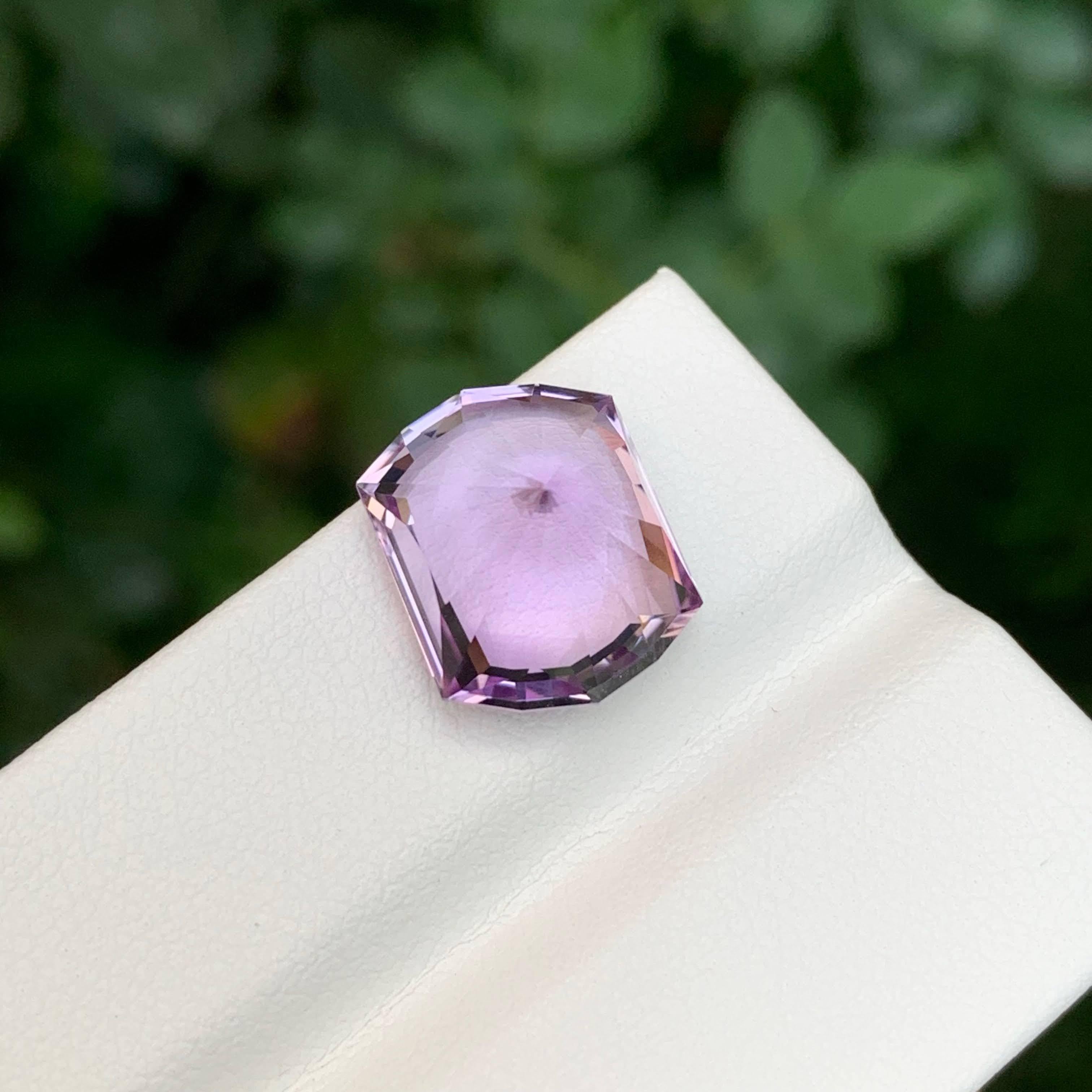 8,10 Karat Natürlicher Lila Amethyst im Präzisionsschliff Brasilianischer Edelstein im Angebot 4