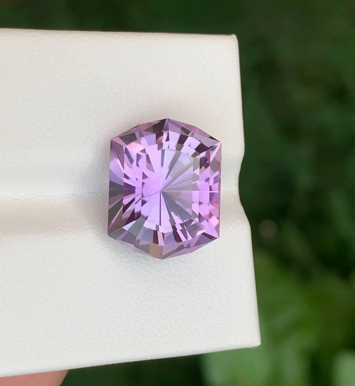 8,10 Karat Natürlicher Lila Amethyst im Präzisionsschliff Brasilianischer Edelstein im Zustand „Neu“ im Angebot in Bangkok, TH