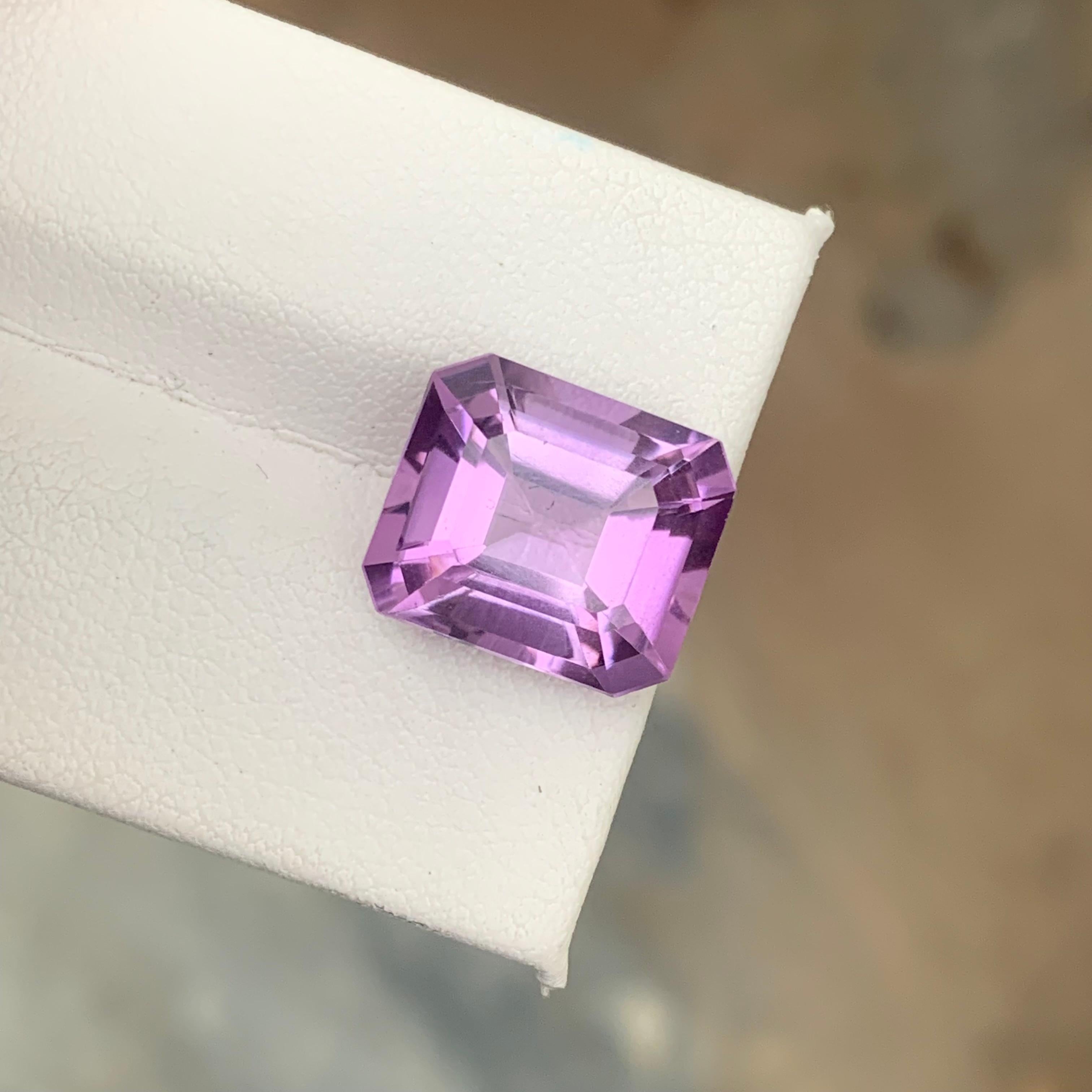 8.10 Carat Natural Loose Purple Amethyst Gemstone (Améthyste violette en vrac)  Pour la fabrication de bijoux en vente 3