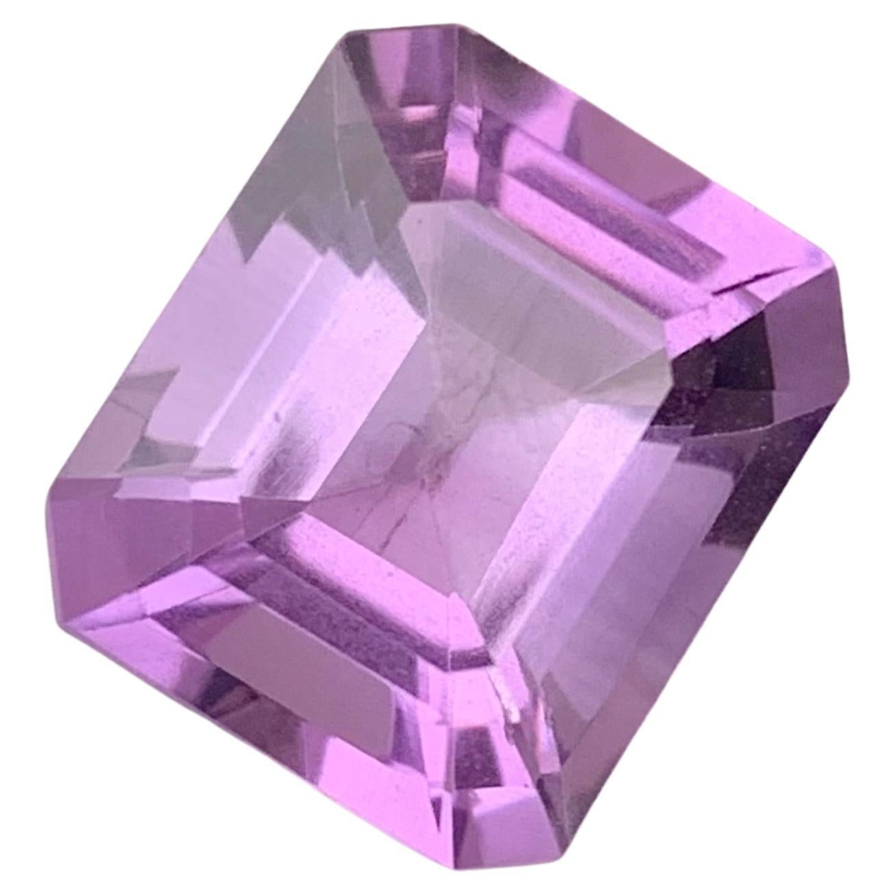 8.10 Carat Natural Loose Purple Amethyst Gemstone for Jewelry Making