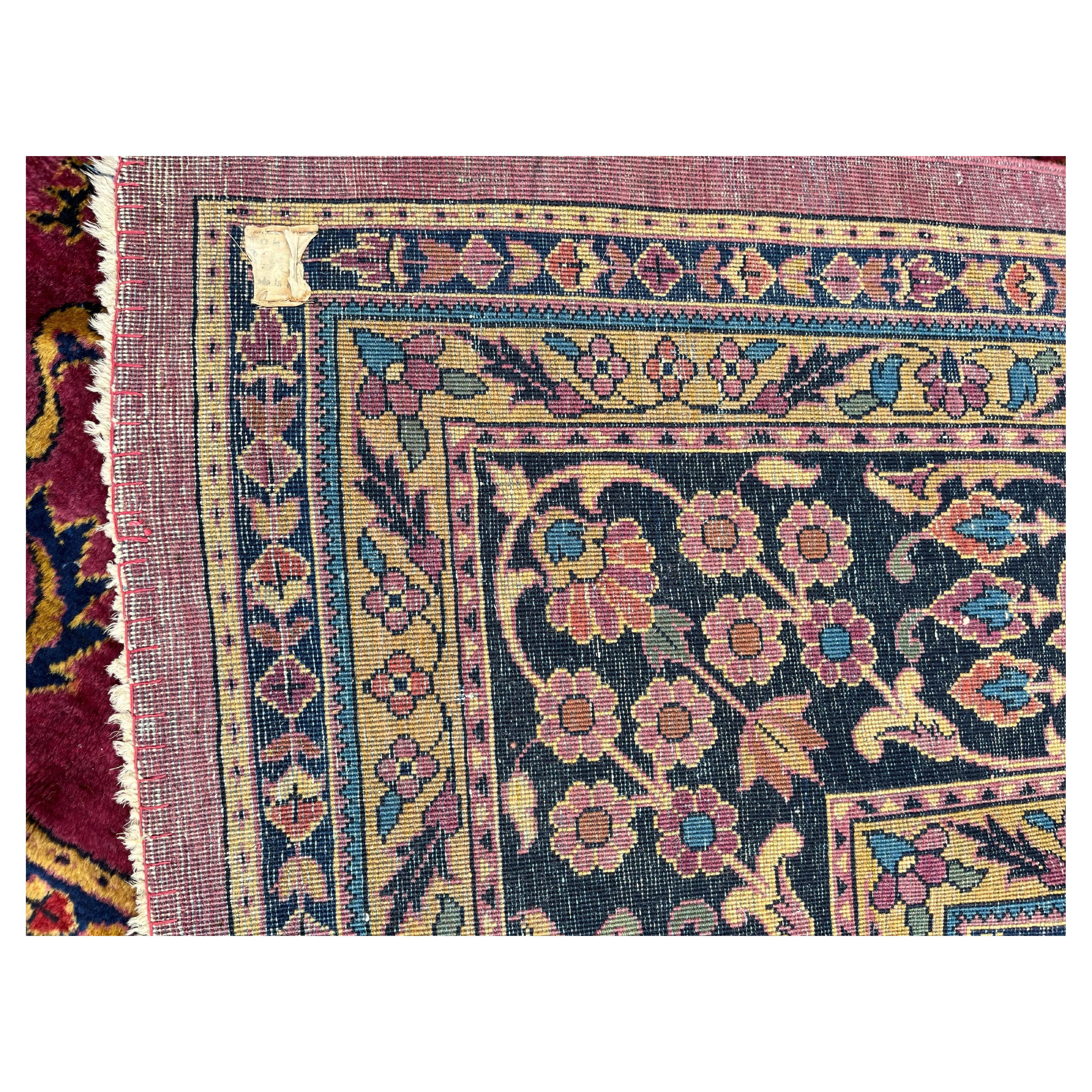 Early 20th Cent. Indian Tuftanjian Sarouk In Good Condition For Sale In Prospect, CT