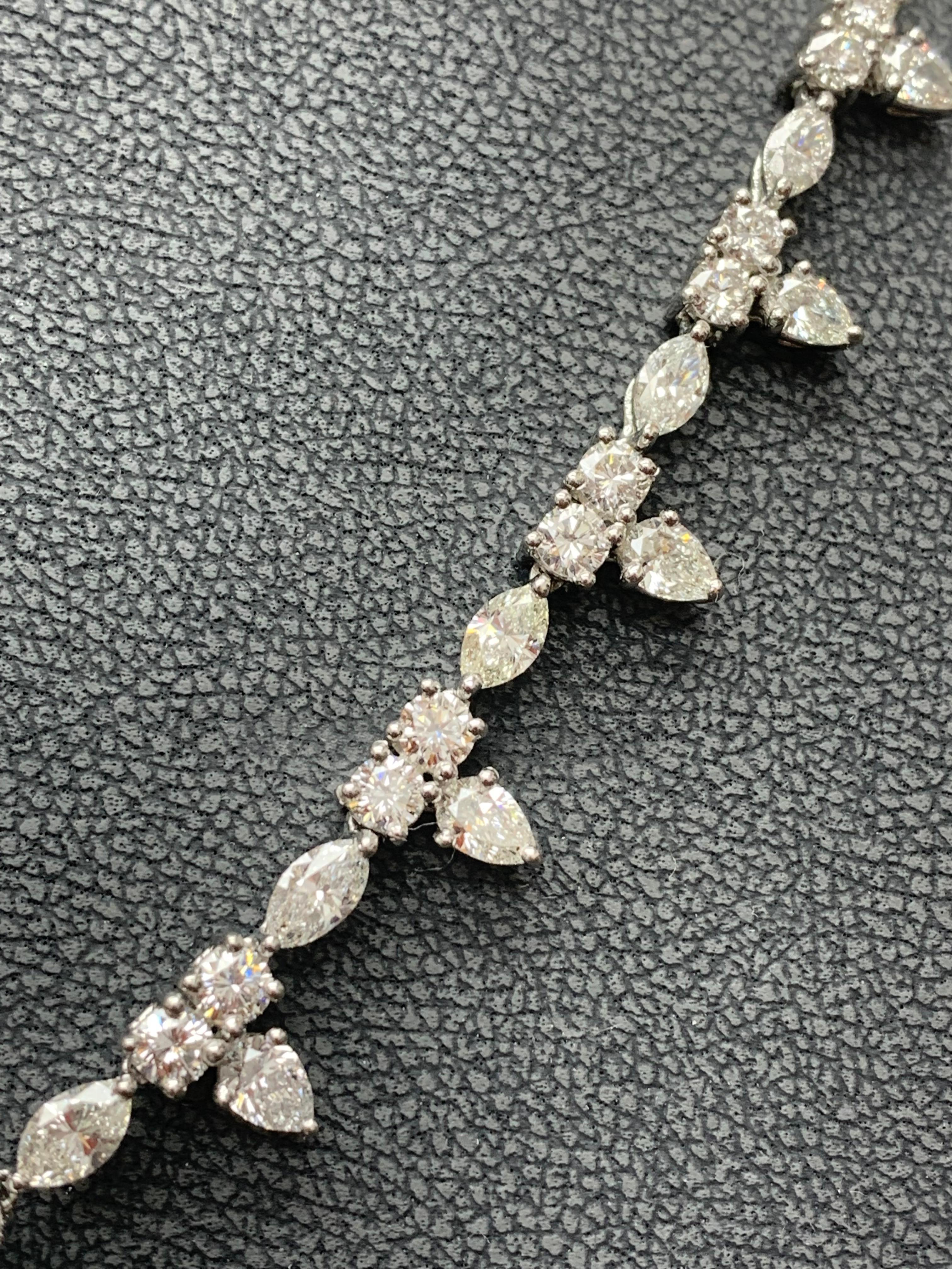 Collana di smeraldi e diamanti da 8,14 carati CERTIFICATA in platino in vendita 3