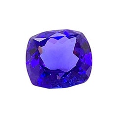 8.15 Carat Cushion Cut Tanzanite