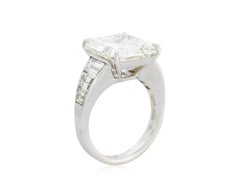 8.15 Carat Emerald Cut GIA Diamond Ring 'Platinum'