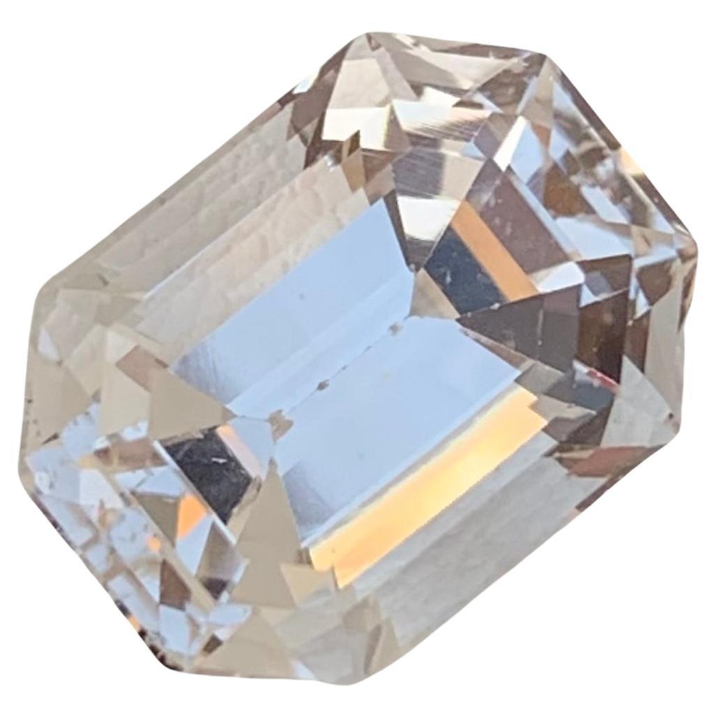 8.15 Carat Natural Loose Golden Topaz Octagon Shape Gem From Skardu, Pakistan
