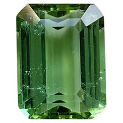8.15 Carats Green Tourmaline Octagon Faceted Top Quality Cut stone Natural Gem