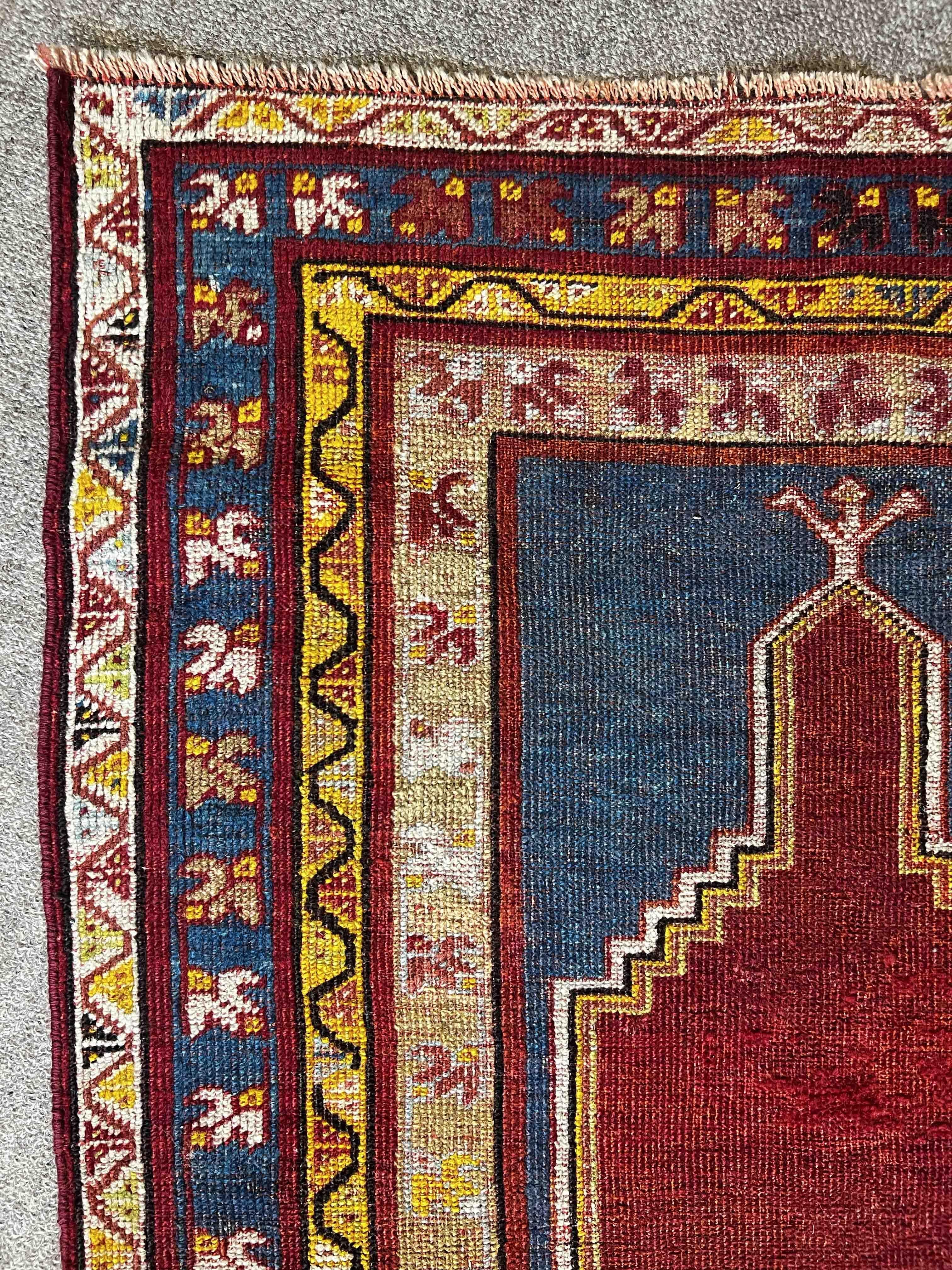 817 - Türkischer Teppich:: 19. Jahrhundert im Angebot 4