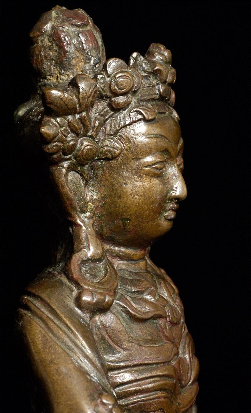 18th Century and Earlier 18thC Tibetan Buddha or Bodhisattva. Rare and Fine - 9460 For Sale