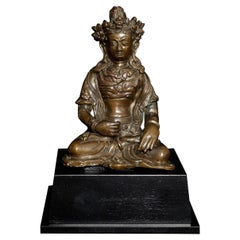 Antique 18thC Tibetan Buddha or Bodhisattva. Rare and Fine - 9460