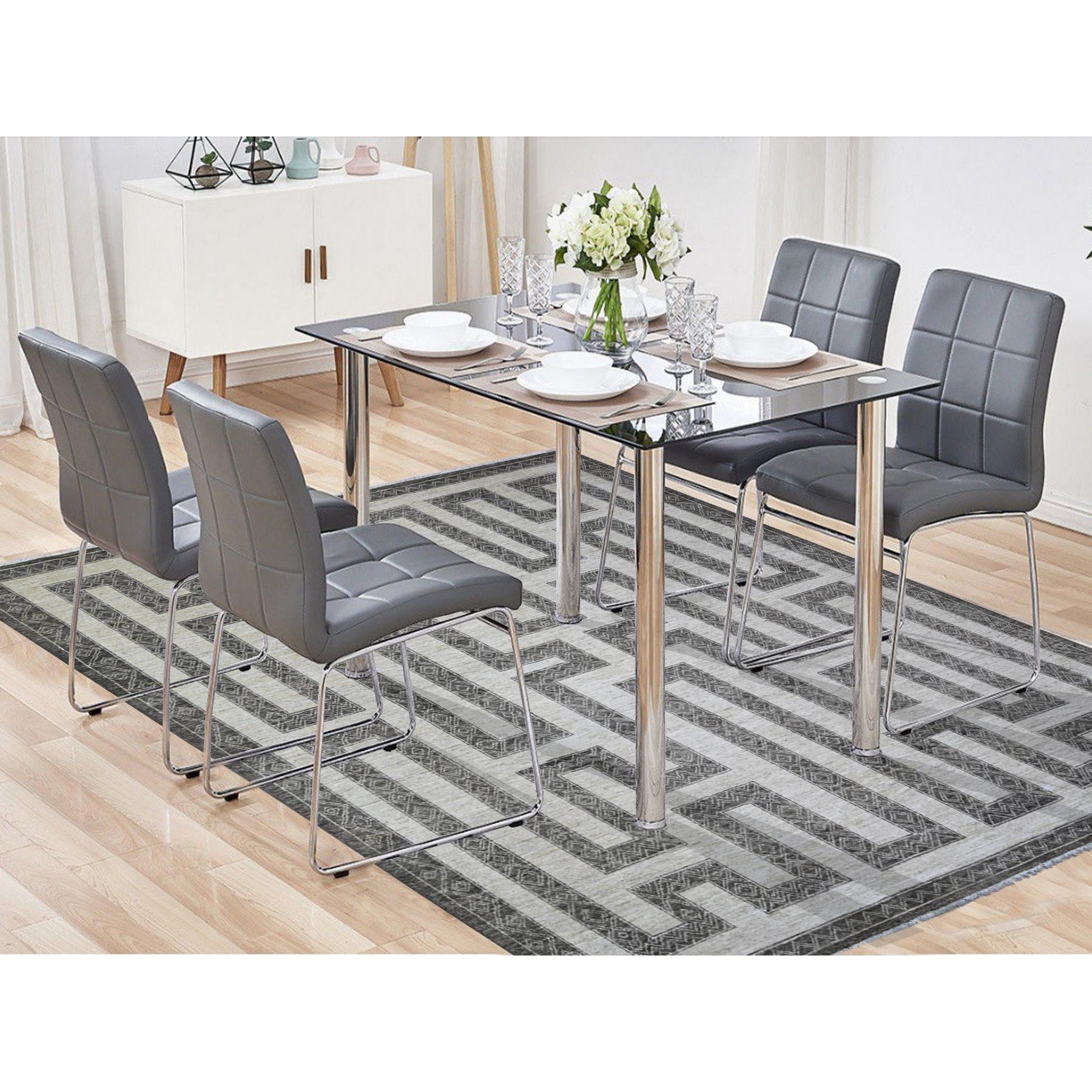 Taupe Braun, Feiner Peshawar mit komplizierten geometrischen Motiven Labyrinth Design Naturfarben, 100% Wolle Handgeknüpft, Orientteppich
Primäre MATERIALIEN: Wolle
Latex: Kein Flor 
Höhe: 0,25 Zoll
Stil: Transitional
Grundfarbe: Braun
Sekundäre