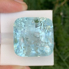 82 Karat natürlicher, loser, hellblauer Aquamarin für Anhänger-Schmuck – pakistanischer Edelstein