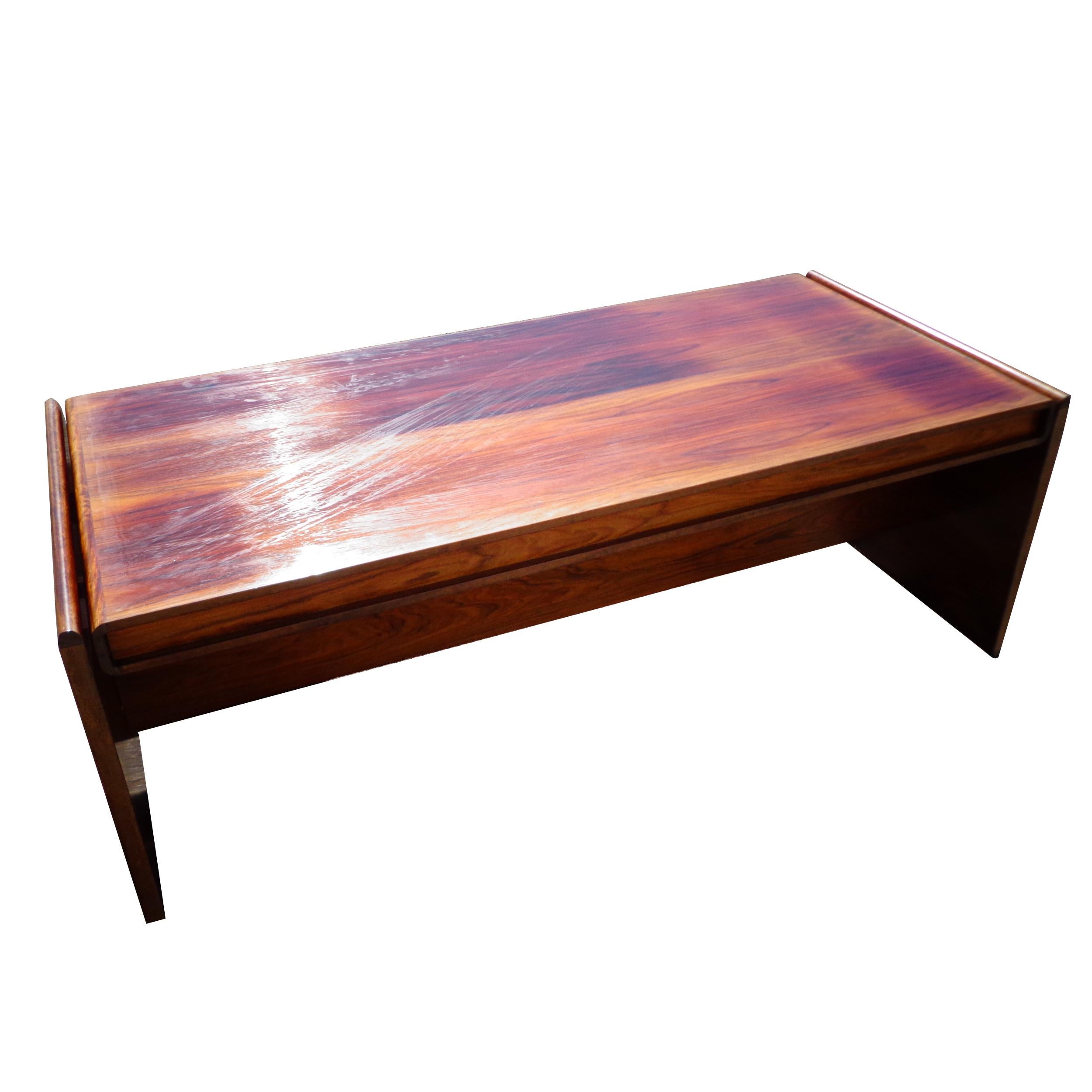 Mid-Century Modern Dyrlund Rosewood Desk from Svend Dyrlund For Sale