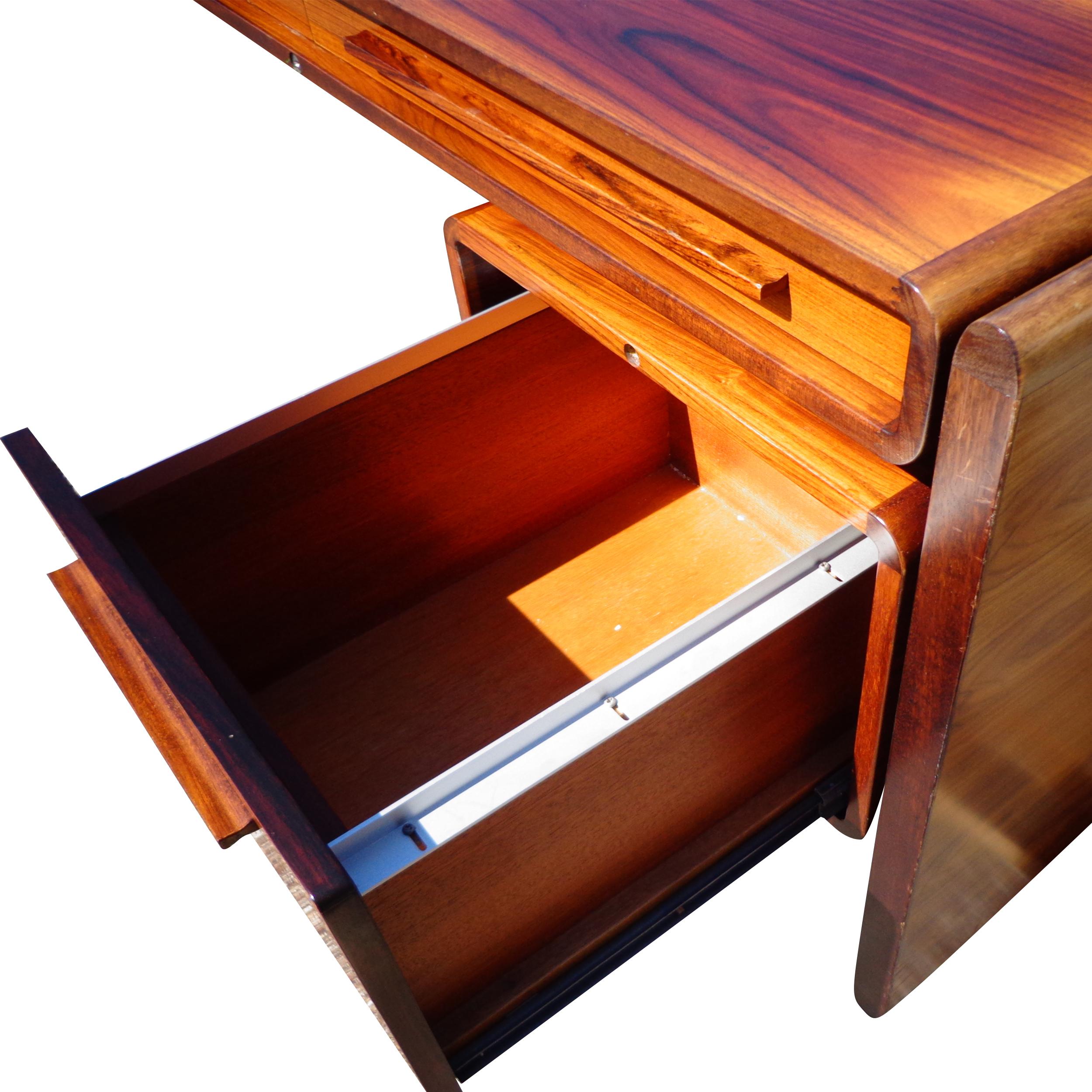 Dyrlund Rosewood Desk from Svend Dyrlund For Sale 1