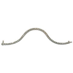 8,20 Karat Diamant VS1 Tennisarmband aus Weißgold