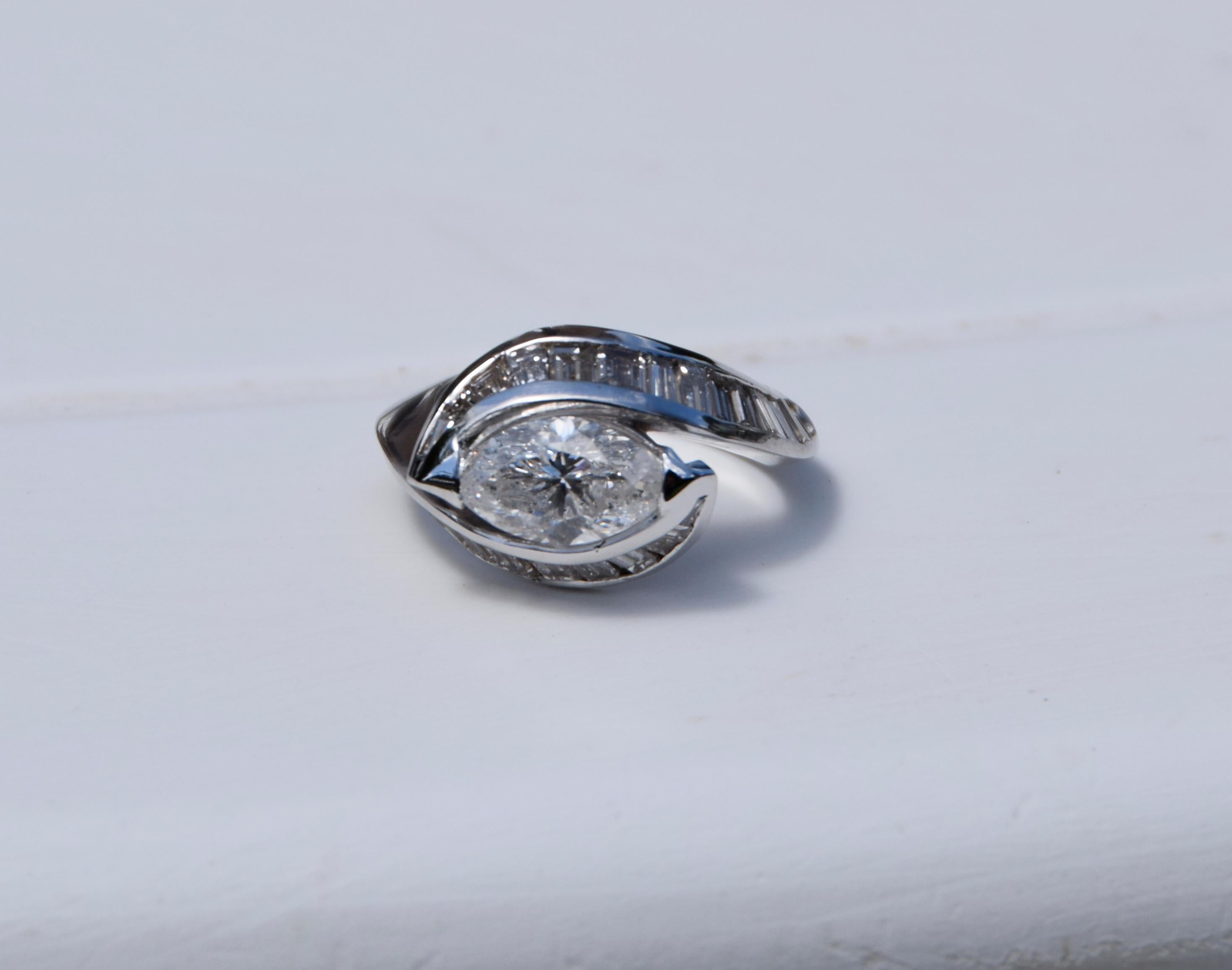 8.20 Carat Marquise Diamond Cocktail Ring In Excellent Condition In Rome, IT