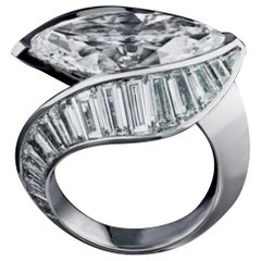 8.20 Karat Marquise Diamant Cocktail Ring